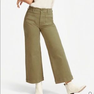 Everlane Wide Leg Crop Pant